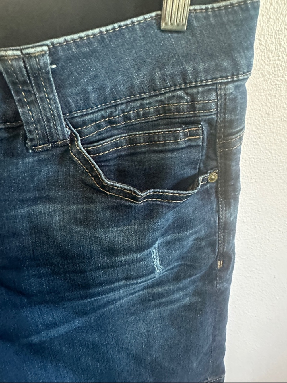 Democracy Dark Blue Denim Shorts - Picture 3 of 7